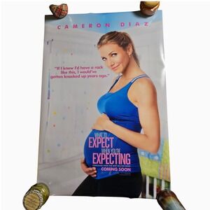 What to Expect When You're Expecting 2012 Movie Poster 27x40 Cameron Diaz D/S